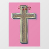 ビジネス ウィンドウ スティッカー ピンクの背景 ウィンドウサイン (シート)