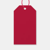 ビジネス ウォータカラー ホリデー メリークリスマス ギフトタグ (裏面)