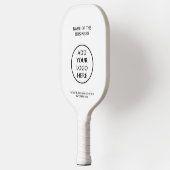 ビジネス カンパニー コーポレート プロフェッショナル あなたのロゴ ピックルボールラケット (左)