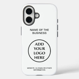 ビジネス カンパニー コーポレート プロフェッショナル あなたのロゴ iPhone 16ケース