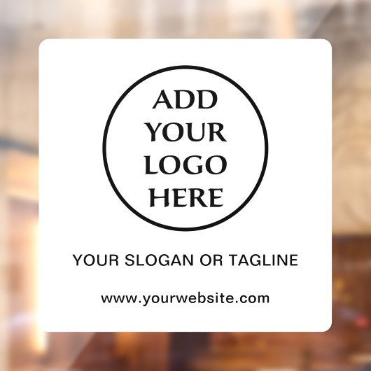 ビジネス カンパニー コーポレート プロフェッショナル シンプル ロゴ ウィンドウサイン (シート2)