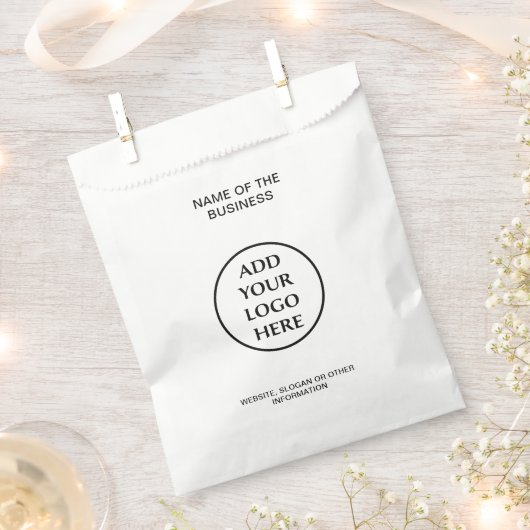 ビジネス カンパニー コーポレート プロフェッショナル ロゴ フェイバーバッグ (クリップ留めされた状態)