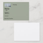 ビジネス カード  スノー  デザイン (正面/裏面)