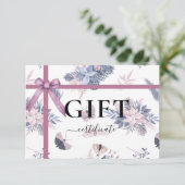 ビジネス ギフト証明書 | モダン | リボン | (スタンド正面)