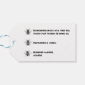 ビジネス ギフト タグ - ハニービー ジャー (裏面横)