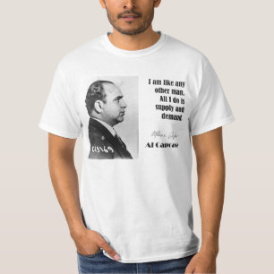 ビジネス-ギャングのワイシャツのAl Capone Tシャツ