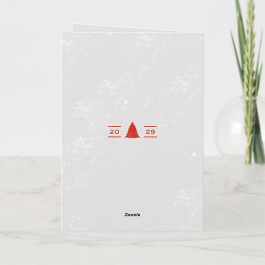 ビジネス・クリスマスカードのクライアントの顧客従業員 シーズンカード (裏面)