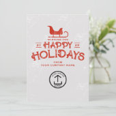 ビジネス・クリスマスカードのクライアントの顧客従業員 シーズンカード (スタンド正面)