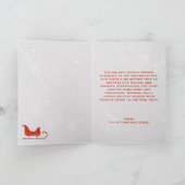 ビジネス・クリスマスカードのクライアントの顧客従業員 シーズンカード (内部)