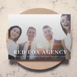 ビジネス・クリスマス |チームモダンの企業の写真 シーズンカード