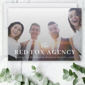 ビジネス・クリスマス |チームモダンの企業の写真 シーズンカード