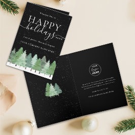 ビジネス クリスマス ハッピー ホリデー 会社 ロゴ