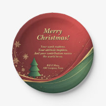 ビジネス・グループ名メッセージ赤いクリスマス・パーティー7"