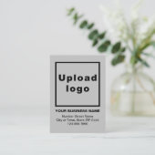 ビジネス・グレーのエンクロージャ・カード エンクロージャーカード (スタンド正面)