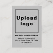 ビジネス・グレーのエンクロージャ・カード エンクロージャーカード (正面)