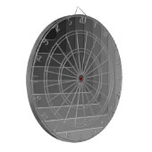 ビジネス・グレーのモノクロ ダーツボード (正面左)