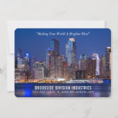 ビジネス　コーポレート　クリスマス　ホリデー　２　枚組　フォトカード シーズンカード (裏面)