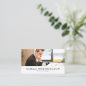 ビジネス・コール、ビジネス、金融 名刺 (スタンド正面)