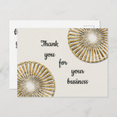 ビジネス ゴールド サークル カスタマー 謝辞 ポストカード (正面/裏面)