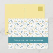 ビジネス サイエンスのご協力に感謝 ポストカード (正面/裏面)