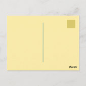 ビジネス サイエンスのご協力に感謝 ポストカード (裏面)