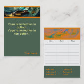 ビジネス/スケジュールカード 名刺 (正面/裏面)