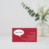 ビジネス·ネットワーク·スキレル 名刺 (スタンド正面)