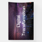 ビジネス・バナーのデジタル変換 横断幕 (縦)