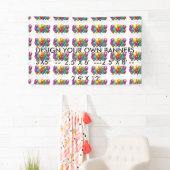 ビジネス、パーティ等に対するデザインのバナー 横断幕 (インサイチュ)