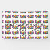 ビジネス、パーティ等に対するデザインのバナー 横断幕 (横)