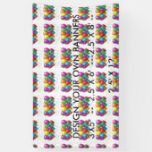 ビジネス、パーティ等に対するデザインのバナー 横断幕 (縦)