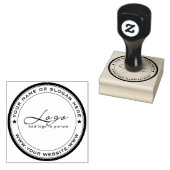 ビジネス |ビジパーソナライズされたネスロゴのゴム印 ラバースタンプ (押印)