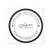 ビジネス |ビジパーソナライズされたネスロゴのゴム印 ラバースタンプ (インプリント)