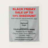 ビジネス・ブラック・フライデー・セールでグレータペストリーを販売 タペストリー (正面)