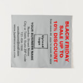 ビジネス・ブラック・フライデー・セールでグレータペストリーを販売 タペストリー (正面(横))