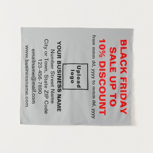 ビジネス・ブラック・フライデー・セールでグレータペストリーを販売 タペストリー (正面(横))