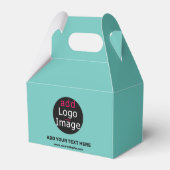 ビジネス ブランディング カスタマイズ可能 フレッシュ ミント グリーン フェイバーボックス (裏面サイド)