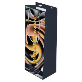 ビジネス ブランド モダン カンパニー プロモーション カスタム ワインギフトバッグ