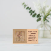 ビジネス-プロフィールカード-紫色の子馬の回転木馬 名刺 (スタンド正面)