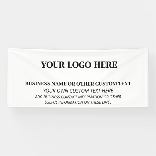 ビジネス プロフェッショナル 企業ロゴ プロモーション 横断幕 (横)