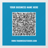 ビジネス プロモーション用QRコード 窓用シール テンプレート ウィンドウサイン (シート)