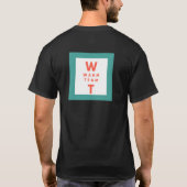 ビジネス プロモーション マーケティング ロゴ あなたのロゴを追加  Tシャツ (裏面)