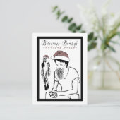 ビジネス・ベアーズ・ホリディパーティー インビテーションポストカード (スタンド正面)