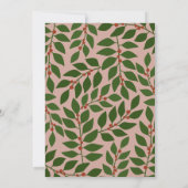 ビジネス – ベリモダンーブランチ休日パーティー 招待状 (裏面)