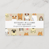 ビジネス |ペットサービス 名刺 (裏面)