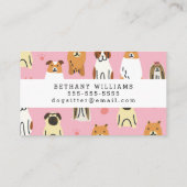 ビジネス |ペットサービス 名刺 (裏面)