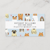 ビジネス |ペットサービス 名刺 (裏面)