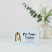 ビジネス |ペットサービス 名刺 (スタンド正面)