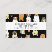 ビジネス |ペットサービス 名刺 (裏面)