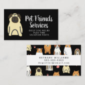 ビジネス |ペットサービス 名刺 (正面/裏面)